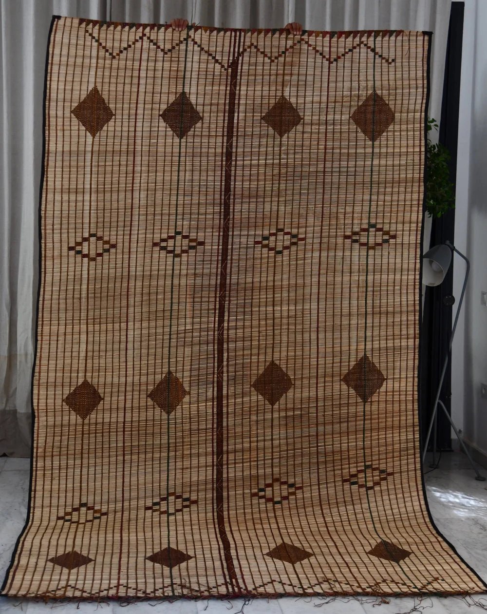 Yuba - Vintage Tuareg Mat 3.20m X 1.85m/ 10.2' X 6'