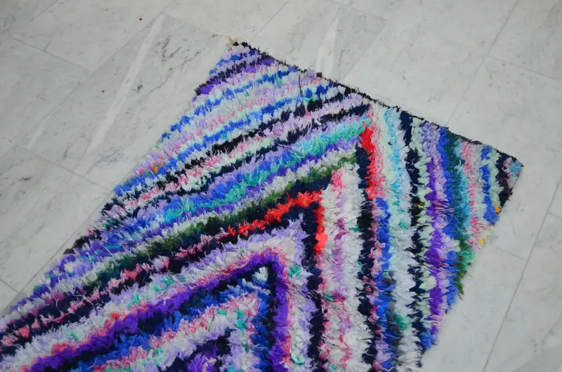 Boucherouite Berber Rug (BR13) - photo 1