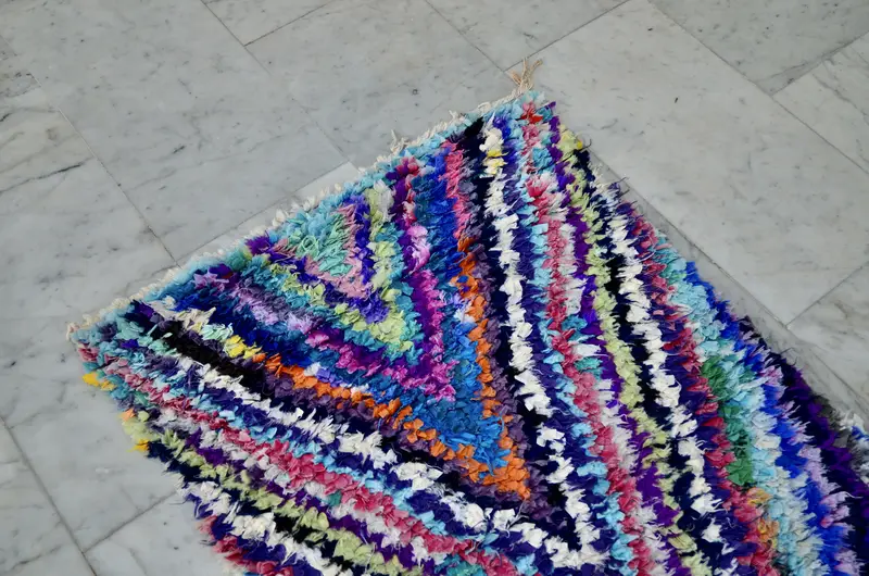 Boucherouite Berber Rug (BR13) - photo 2