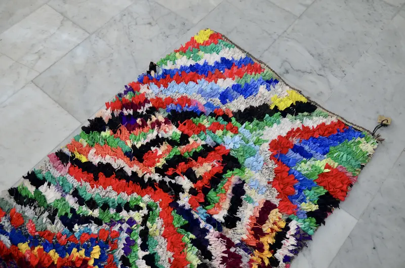 Boucherouite Berber Rug (BR3) - photo 1