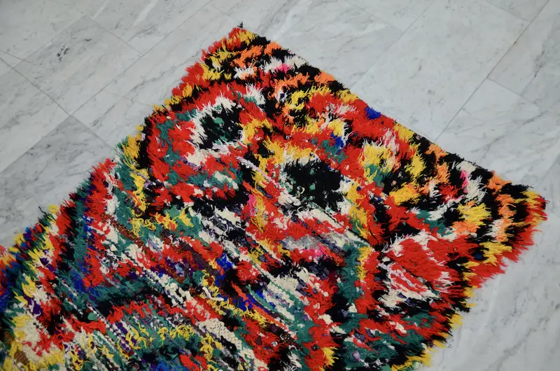 Boucherouite Berber Rug (BR6) - photo 1