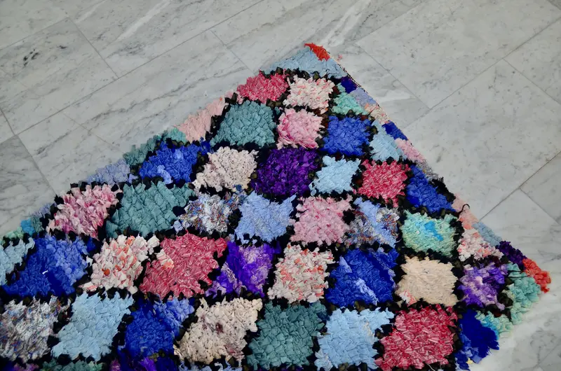 Boucherouite Berber Rug (BR7) - photo 2