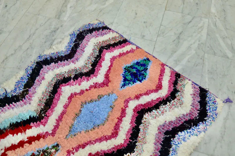 Boucherouite Berber Rug (BR9) - photo 1