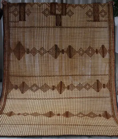Tigrinya — Vintage Tuareg Mat (C10)