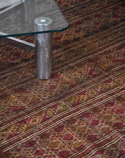 Asha — Vintage Tuareg Mat (C13)