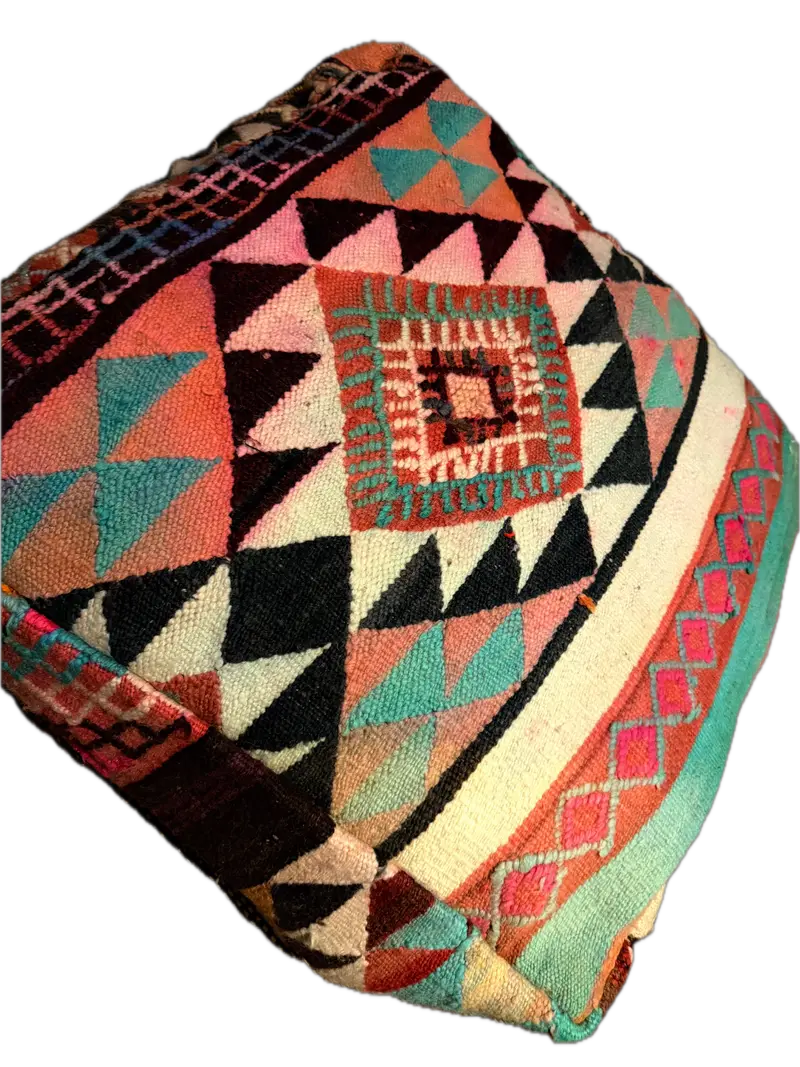 Kilim Berber Pouf (RP5) - photo 2