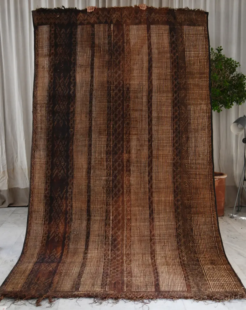Azdaw — Vintage Tuareg Mat (V99) - photo 1